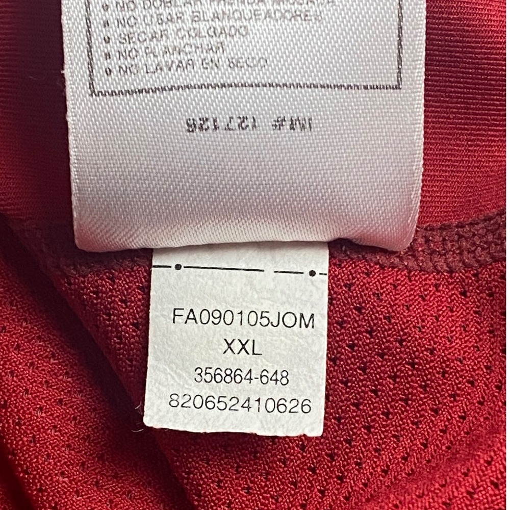 Nike Pro Mens XXL Red Black Long Sleeve Compression Shirt Nike FIT 356864-648 - Picture 4 of 11
